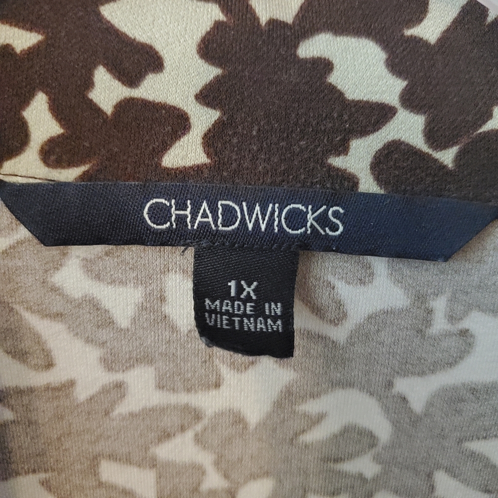 Chadwicks V-neck Top * 1X - Picture 5 of 12
